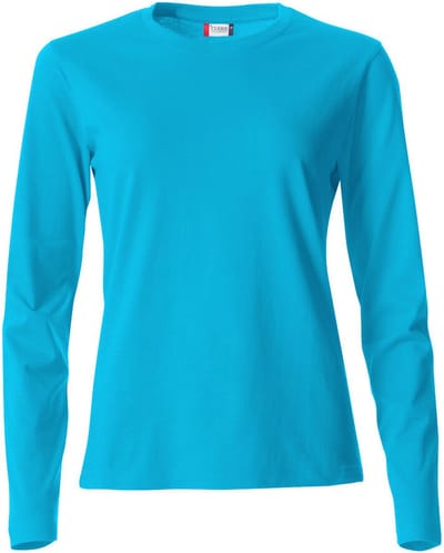 Clique Basic-T L/S Women 029034 - Turquoise - XS