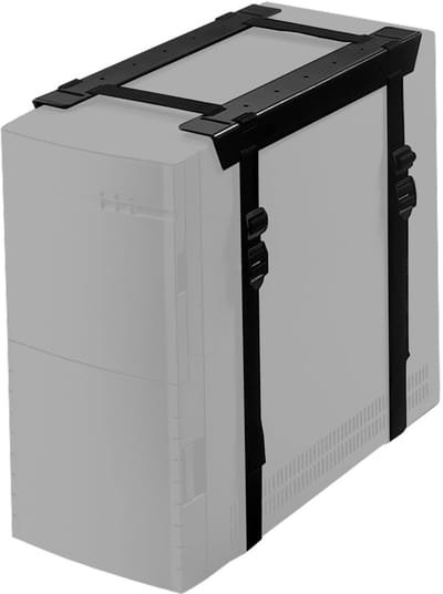 Unyqoos® Verstelbare pc-houder voor zowel verticale als horizontale plaatsing
