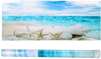 Dailygoody - Aquarium Achtergrond Poster - Decoratieve Sticker - Waterdicht PVC - 61x30cm - Levensecht Patroon - Perfect voor Aquariums
