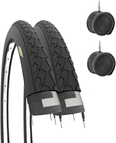 Set van 2 Gravel Fietsbanden 700x35C Inclusief Binnenband