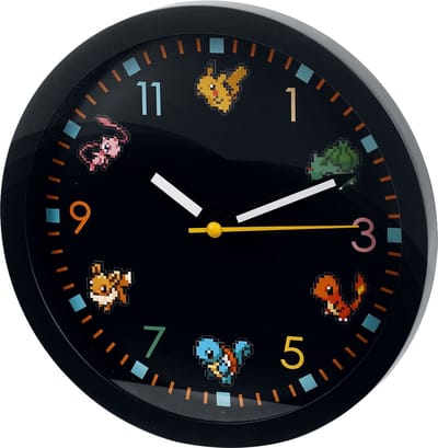 Pokémon Pokémon - Kanto Unisex Wandklok - meerkleurig - Standard