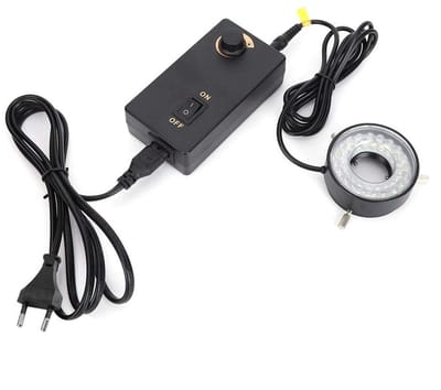 Dailygoods - LED Ringlicht voor Microscoop met Instelbare Helderheid