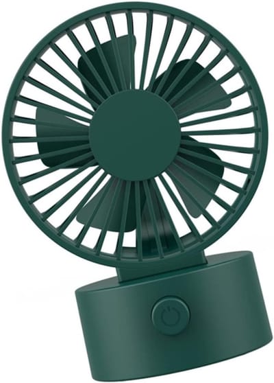 VHV - Bureauventilator - USB tafelventilator - USB oplaadbaar - 3 snelheidsstanden - voor bureau, kantoor, slaapkamer, keuken
