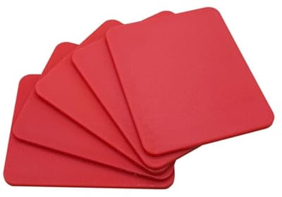 Kunststof platte shims 3 mm - 18 stuks - Frame-afstandhouders voor deur- en raamkozijnd