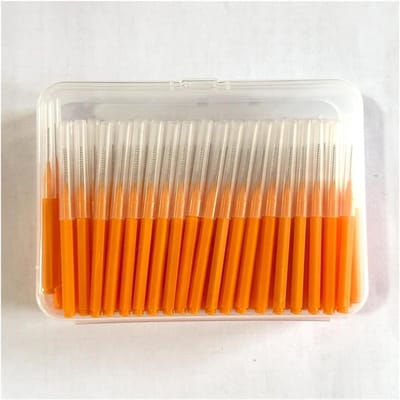 Interdentale Borstels - Tandenragers - Mondhygiëne - Fijne Diepe Reiniging - 0.9mm - Oranje