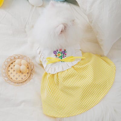 Jupe fine JK pour chiot, printemps et été, tenue de couple de style collège américain, vêtements pour petits chiens et chats, deux pieds XXL