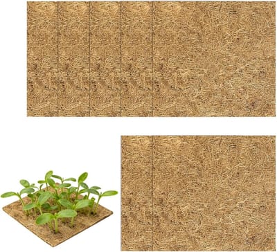 Hydrocultuur Kweekmatten - Groeimatjes Jute - Planten Starten - Bevordert Wortelgezondheid - 8 stuks - Natuurlijk