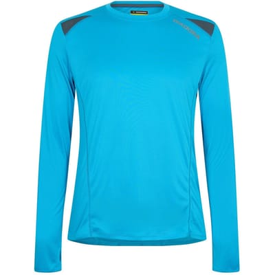 Diadora Performance T-shirt met lange mouwen voor heren (Blauw)