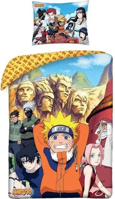 Naruto - Dekbedovertrek - 140x200cm - Polyester