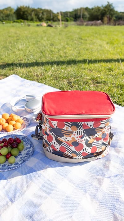 Geïsoleerde Koeltas| Lunchtas| Thermotas| 12 Liter| Picknicktas| Koeltas voor op reis met draagband| Rood