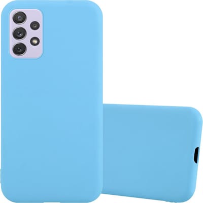Cadorabo Hoesje geschikt voor Samsung Galaxy A73 5G in CANDY BLAUW - Beschermhoes gemaakt van flexibel TPU silicone Case Cover