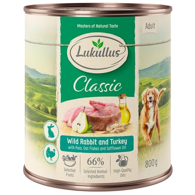 24x800g Variant II (4 Smaken) Lukullus Hondenvoer
