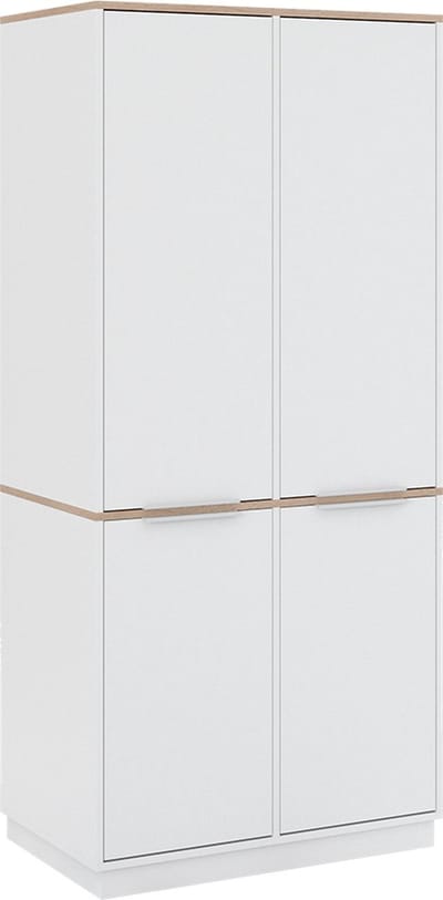 Vicco Betti Archiefrek – 82 x 179 cm met 6 legplanken Wit/Sonoma