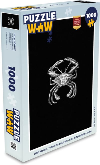 Puzzel Ernst Haeckel - Krab - Oude meesters - Vintage - Dieren - Kunst - Legpuzzel - Puzzel 1000 stukjes volwassenen