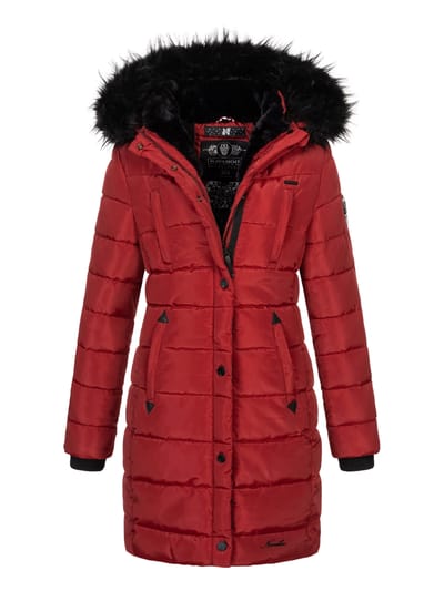 Navahoo dames lange winterjas Lotusblüte Princess – Warm & Elegant