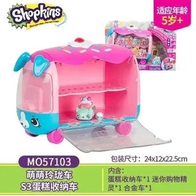 Shopkins Seizoen Blinde Doos 1/2/3 Winkel Elf Set Speelgoed Supermarkt Keuken Scène Poppenhuis Miniatuur Meisje Kinder Verjaardagscadeau