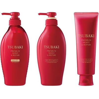 TSUBAKI Premium Moist & Repair Shampoo 450ml, Après-shampoing 450ml, Soin 160g (10 possibilités) #Shampoo 450ml x 1pcs
