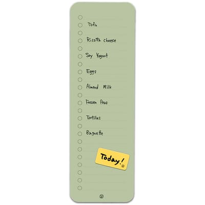 GreenStory - Boodschappen lijst - Zelfklevend - Whiteboard - Shopping List - Groen