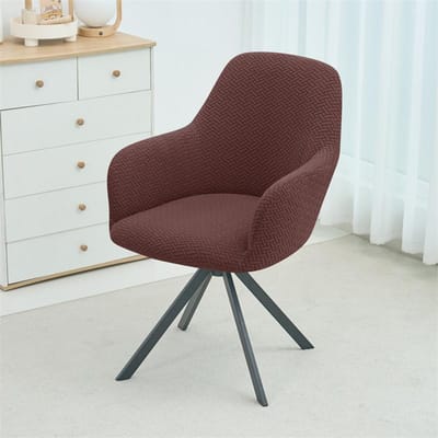 1/2/4/6 stuks Jacquard Hoge Fauteuilhoes Elastische Eetkamerfauteuil Overtrekken Wasbare Kantoor Schommelstoel Stoelhoes Woondecoratie 1pc