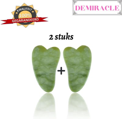 Gua Sha schraper – 2 Stuks – Gezichtsmassage – Massagetools – Massage - Ontspanning – Kwaliteit