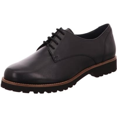 Sioux 62823 700 H Veterschoenen Zwart Leer Dames - Zwart - 37