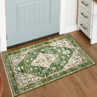Tapijt Boho Entree Deurmat Entreekleed Badkamervloermat Klein Kleed Vlekbestendig Wasbaar Kleed Huisdecoratie 60*90cm