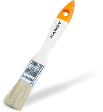 Platte Verfkwast Houten Steel 1″ (25 mm) – Voor Water- En Oplosmiddelhoudende Verf, Lak En Beits – Geschikt Voor Grondverf, Hekken En Hoeken [11206A]