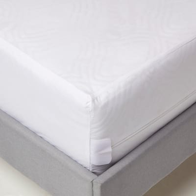 Homescapes Matrasbeschermer 90x190 cm – Waterdichte matrashoes met ritssluiting