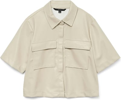 VERO MODA - VMDINA LS SHORT PL SHIRT - Dames - Blouses