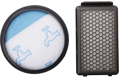 HEPA Filter Luchtreiniger - Geschikt voor Rowenta Filter - Geschikt voor Rowenta Compact Power Cyclonic RO3718EA RO3724EA RO3731EA RO3786EA RO3798EA Stofzuigers - Rond filter van 14 cm - Vierkant filter van 15 * 9 cm