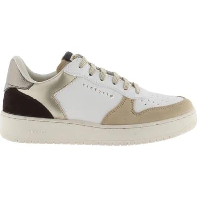 Dames sportschoenen van suède en metaal Victoria Madrid