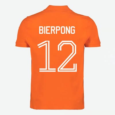 Oranje WK-EK Polo Shirt – Bierpong XS