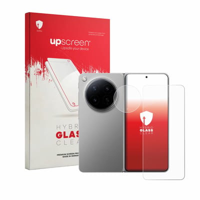 upscreen - Screenprotector voor Oppo Find N6 (Voor+Camera) - Folie Beschermfolie Beschermglas transparant