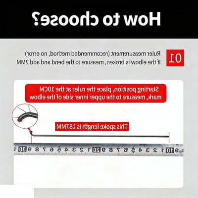 Fietsspaken Set - Fietsonderdelen Wiel - Fietsreparatie - Goede Taaiheid Slagvast - 295mm - Zilver