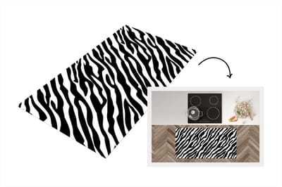 Keukenloper - Loper keuken - Dieren - Zebra - Design - 120x60 cm - Keukenloper vinyl