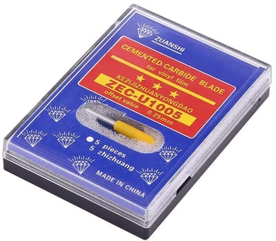 Allecto - Plotterblad - Hoge Hardheid - Snijgereedschap - 15 Stuks - Snijden - Precisie - Voor Kleur Media - 30/45/60 Graden