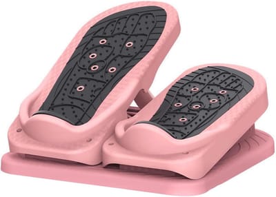 Kuitstretcher - Schuine plank Stepper - Spierversterking - 2-in-1 Systeem - 43 x 38 x 3.8 cm - Roze