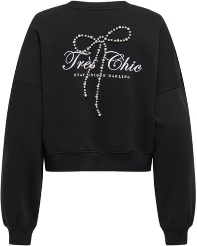 ONLY - ONLKIARA L/S O-NECK PEARL SWT - Meisjes - Sweaters