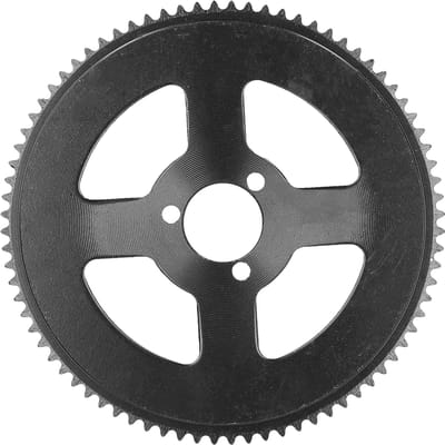 Disque Noir 25H Trois Trous 80D Pédalier Diamètre Intérieur 29mm Pignon pour Trottinette Électrique