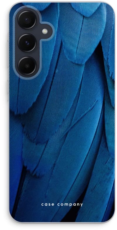 Case Company® - Hoesje geschikt voor Samsung Galaxy A55 hoesje - Pauw - Soft Cover Telefoonhoesje - Bescherming aan alle Kanten en Schermrand
