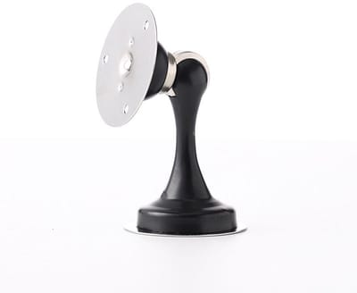 Deurstopper -Magnetische Deurstopper - Zelfklevend en Schroeven - RVS Deurhouder Zwart - Wandmontage & Vloermontage - Deurstop voor Zware Deuren