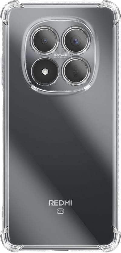 Mayaxess, Hoesje voor Redmi Note 15 Pro Plus 5G van Siliconen met Versterkte Schokbestendige Hoeken, Transparant