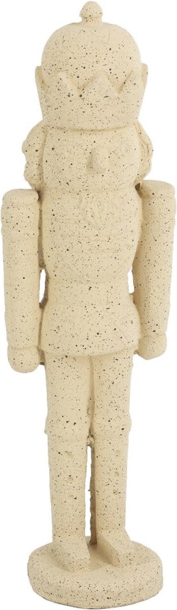 Aardewerk figuur notenkraker beige wb