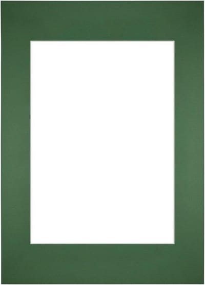Passe-Partout Fotomaat 21x29,7 cm - Lijstmaat 29,7x42 cm - Groen Bos - Museumkarton - Fotolijst niet inbegrepen