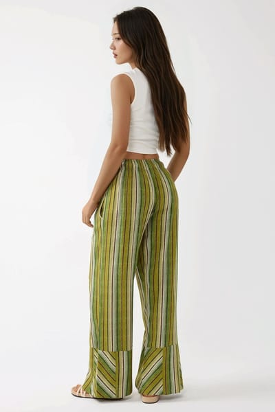 Wijd-Legged Gedrukt Relaxbroek