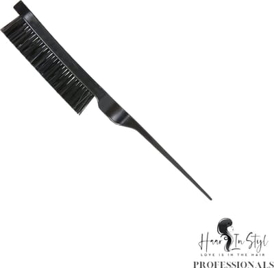 Haar in Stijl® Toupeerborstel 2295 Zwart Puntkam Haar Scheiden Volume