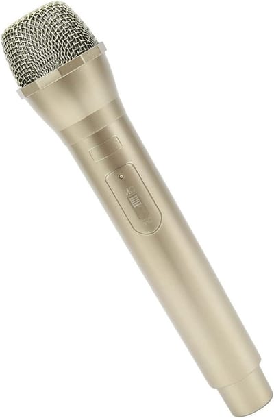 Nep Microfoon - Speelgoed microfoon - Feest decoratie - Zeer gesimuleerd - 24 cm - Goud