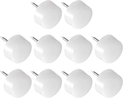 Meubelpoten Nagels - Glijders Stoelpoten - Meubels Beschermen - Inslag Ontwerp - 20 mm 40 stuks - Wit