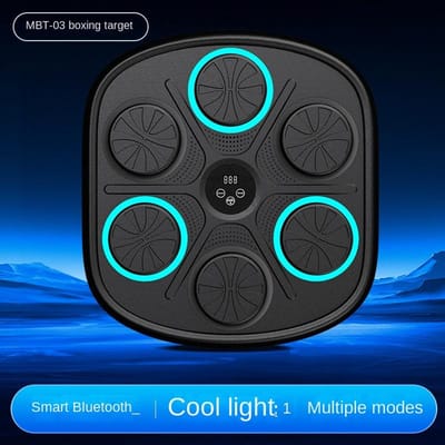 Nieuwe Slimme Boksmachine Muziek Boksen Doel Sport Fitness Bokstrainer Thuisoefening Boksen Muurdoel gray