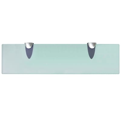 vidaXL - Zwevend - schap - 40x10 - cm - 8 - mm - glas